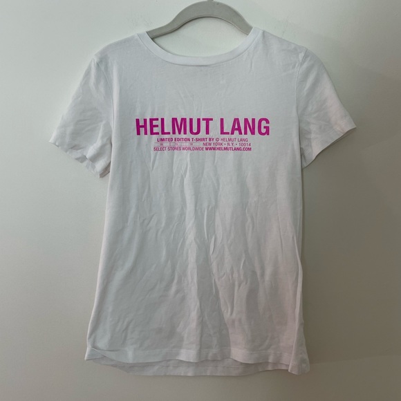 Helmut Lang Logo Baby Tee - Picture 4 of 7